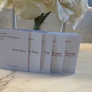 Maison Francis Kurkdjian Fragrance Collection of samples😍